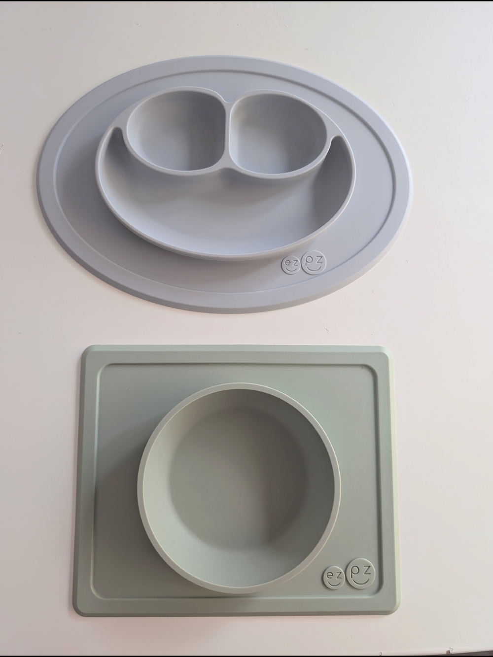 ezpz Silicone Happy Mat & Happy Bowl Bundle - Set of 2
